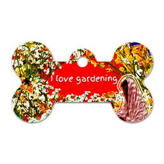 Garden Lover Dog Tag Bone (one Side) by TShirt44