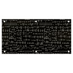 Math Equations Formulas Pattern Banner and Sign 6  x 3  Front