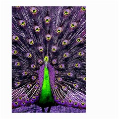 Peacock Bird Color Small Garden Flag (two Sides) by Cendanart