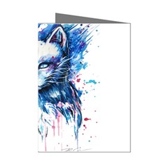 Cat Mini Greeting Cards (pkg Of 8) by saad11