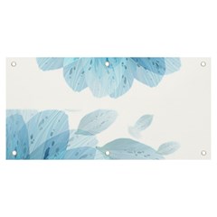 Blue-flower Banner And Sign 6  X 3  by saad11