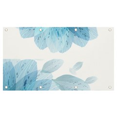 Blue-flower Banner And Sign 7  X 4  by saad11