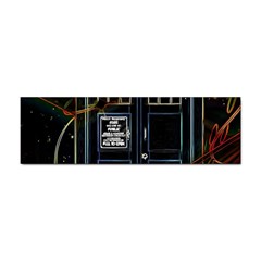 Tardis Doctor Who Magic Travel Macine Fantasy Sticker (bumper) by Cendanart