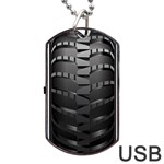 Tire Dog Tag USB Flash (Two Sides) Back