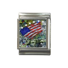 Usa United States Of America Images Independence Day Italian Charm (13mm) by Ket1n9