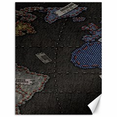 World Map Canvas 12  X 16  by Ket1n9