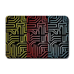 Circuit Board Seamless Patterns Set Small Doormat by Ket1n9