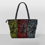 Circuit Board Seamless Patterns Set Classic Shoulder Handbag Back