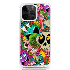 Crazy Illustrations & Funky Monster Pattern Iphone 14 Pro Max Tpu Uv Print Case by Ket1n9