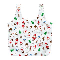 Christmas Full Print Recycle Bag (l) by saad11
