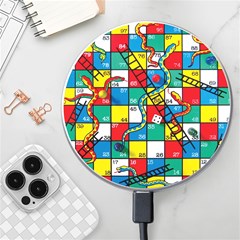 Snakes And Ladders Wireless Fast Charger(white) by Ket1n9