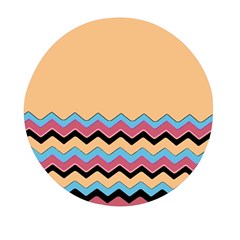 Chevrons Patterns Colorful Stripes Mini Round Pill Box (pack Of 3) by Ket1n9