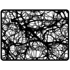 Neurons Brain Cells Brain Structure Two Sides Fleece Blanket (large) by Ket1n9