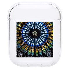 Stained Glass Rose Window In France s Strasbourg Cathedral Hard Pc Airpods 1/2 Case by Ket1n9