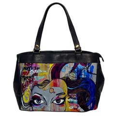 Graffiti Mural Street Art Painting Oversize Office Handbag by Ket1n9