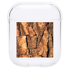 Bark Texture Wood Large Rough Red Wood Outside California Hard Pc Airpods 1/2 Case by Ket1n9