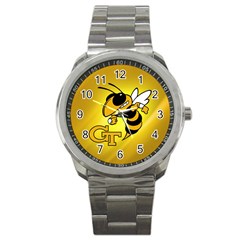 Georgia Institute Of Technology Ga Tech Sport Metal Watch by Ket1n9