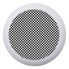 Black And White Checkerboard Background Board Checker Dento Box With Mirror by Hannah976