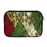 Christmas Quilt Background Apple MacBook Pro 17  Zipper Case Front