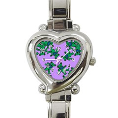 Grateful Dead Bears Heart Italian Charm Watch by Cendanart