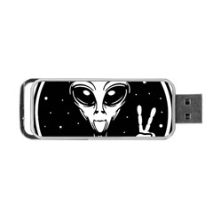 Alien Ufo Portable Usb Flash (two Sides) by Bedest