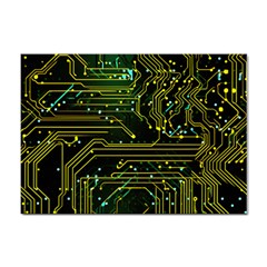 Circuits Circuit Board Yelow Sticker A4 (10 Pack) by Ndabl3x