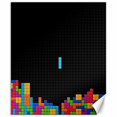 Tetris Game Canvas 20  X 24  by Cendanart