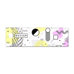 Graphic Design Geometric Background Sticker (bumper) by Bedest