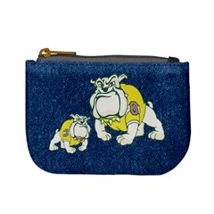 Dogs Pet Navy Blue Pattern Cute Coin Purse by CoolDesigns