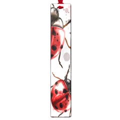 Ladybugs Pattern Texture Watercolor Large Book Marks by Bedest