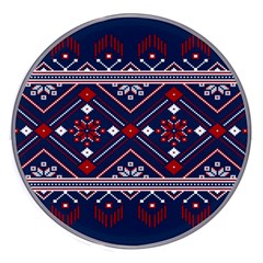 Ukrainian Folk Seamless Pattern Ornament Art Wireless Fast Charger(white) by Bedest