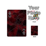 Mosaic Glass Glass Mosaic Colorful Playing Cards 54 Designs (Mini) Front - SpadeA