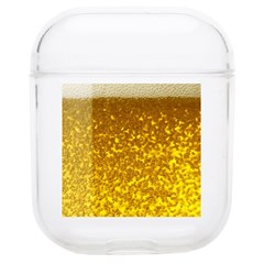 Light Beer Texture Foam Drink In A Glass Soft Tpu Airpods 1/2 Case by Cemarart