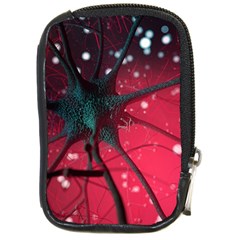 Coronavirus Corona Virus Compact Camera Leather Case by Cemarart