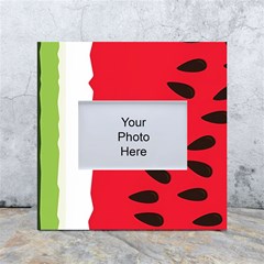 Watermelon Black Green Melon Red White Box Photo Frame 4  X 6  by Cemarart