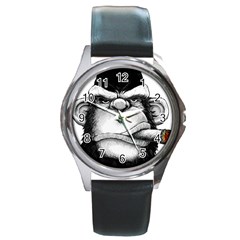 Png Houed Round Metal Watch by saad11