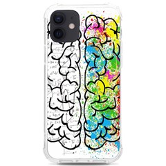 Brain Mind Psychology Idea Drawing Short Overalls Iphone 12/12 Pro Tpu Uv Print Case by Azkajaya