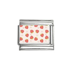 Strawberries Pattern Design Italian Charm (9mm) by Grandong