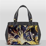 Tardis Doctor Who Pattern Oversize Office Handbag Front