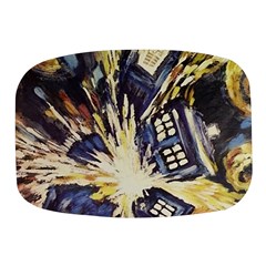 Tardis Doctor Who Pattern Mini Square Pill Box by Cemarart