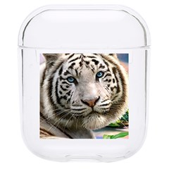 White Tiger Peacock Animal Fantasy Water Summer Hard Pc Airpods 1/2 Case by Cemarart