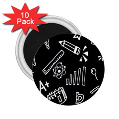 Knowledge Drawing Education Science 2 25  Magnets (10 Pack)  by Proyonanggan