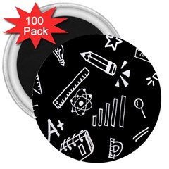 Knowledge Drawing Education Science 3  Magnets (100 Pack) by Proyonanggan