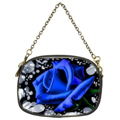 Blue Rose Bloom Blossom Chain Purse (one Side) by Proyonanggan