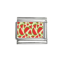 Cute Watermelon Seamless Pattern Italian Charm (9mm) by Grandong