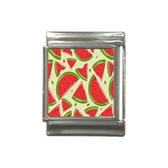 Cute Watermelon Seamless Pattern Italian Charm (13mm) by Grandong