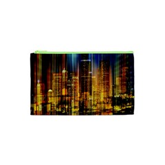 Skyline Light Rays Gloss Upgrade Cosmetic Bag (xs) by Cemarart