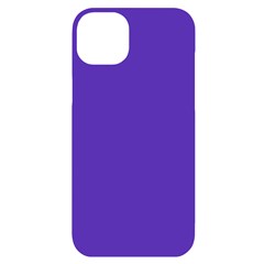 Ultra Violet Purple Iphone 14 Plus Black Uv Print Case by bruzer