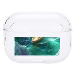 Dolphins Sea Ocean Hard Pc Airpods Pro Case by Cemarart