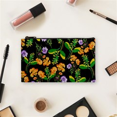 Flowers Pattern Art Floral Texture Cosmetic Bag (small) by Cemarart